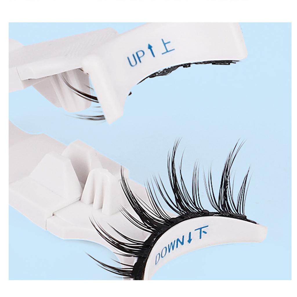 Z LRAQI BEAUTY Magnetic False Eyelashes Natural Looking False Lashes Fake Eyelashes with Curler for Eye Makeup No Glue