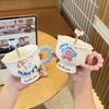 High-Quality Ceramic Mug - Cute and Creative Tea Cup Gift for Girls' Birthdays