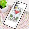 CAKE COFFEE The Boba Tarot Card Phone Case for Samsung Galaxy Note 10 Pro S26 Ultra S23 S24 FE S25 S21 S22 PLUS Shockproof Cove