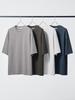 AIRism Bomull Oversized Randig T-shirt