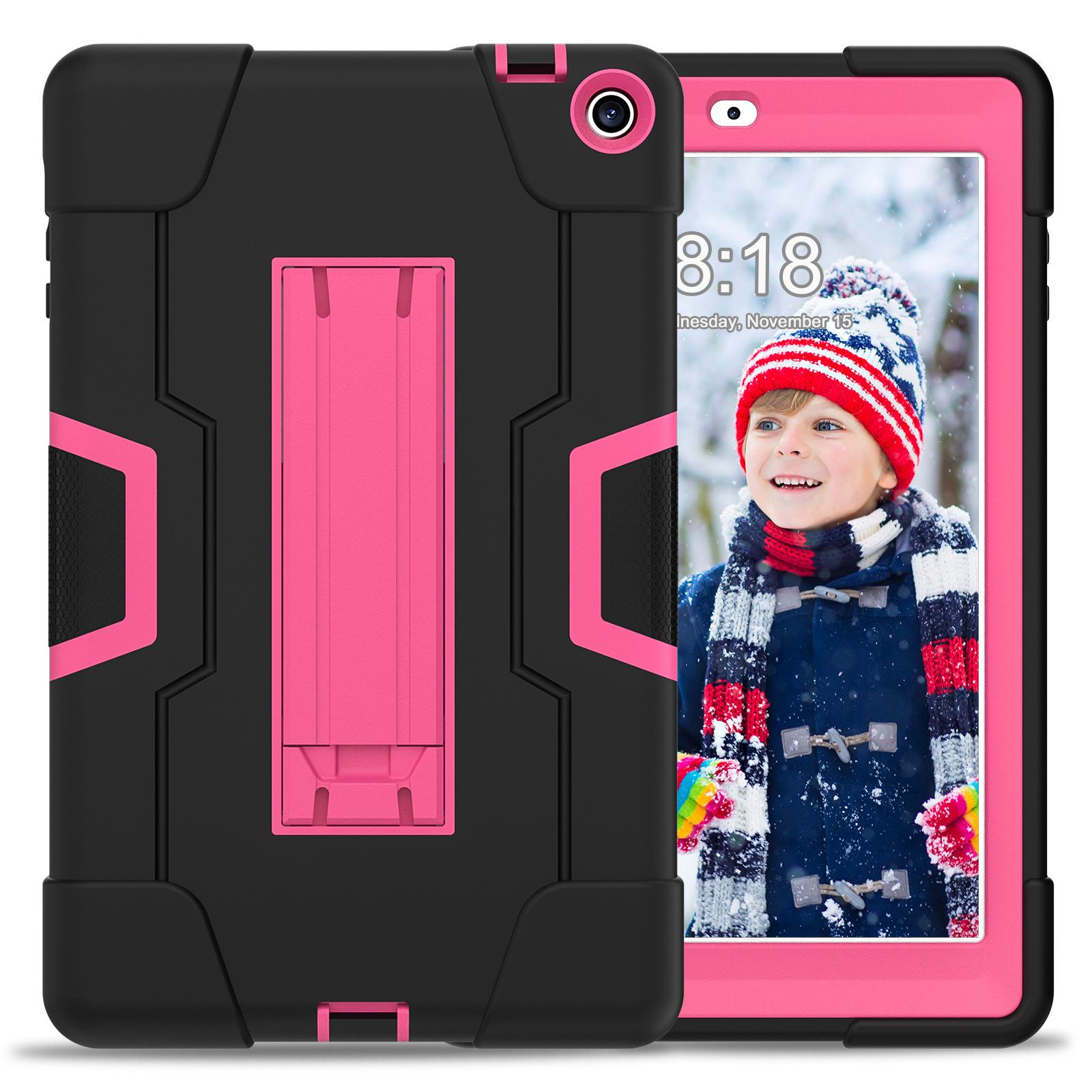 

Защитный силиконовый чехол 3 в 1 для планшета Walmart Onn 8 дюймов Gen3. Walmart onn 8 inch 2022 Gen3 (100071483 ) розового золота