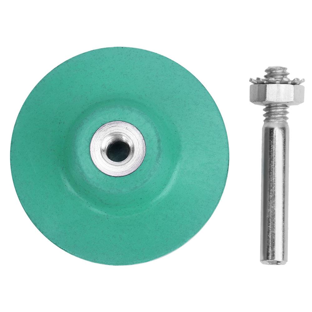 2 Inch Bristle Disc Emery Rubber Abrasive Brush Polishing Grinding Wheel for Burr Rust Removal