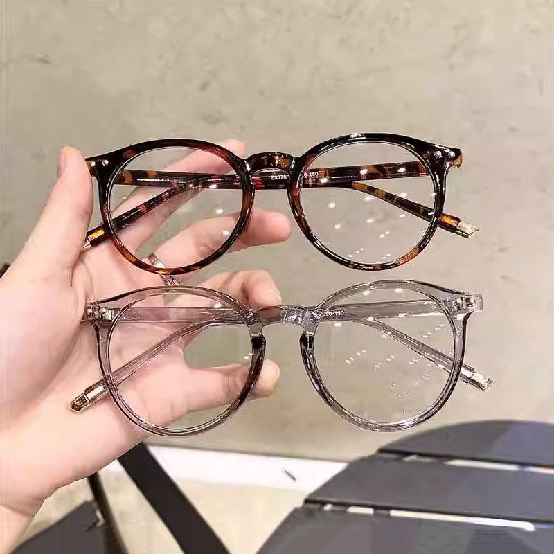 Unisex Vintage Round Optical Glasses Frames Anti Blue Light Eyewear Transparent Spectacle High Quality for Women Men