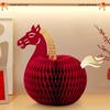 Horse Decoration Paper Horse Ornament Chinese New Year Festival Horse Sculpture  Spring Festival