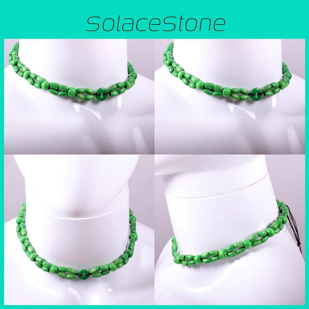 Pure Green Avatar Necklace Collarbone Chain Cosplay Jewelry Fashion Gifts Fans