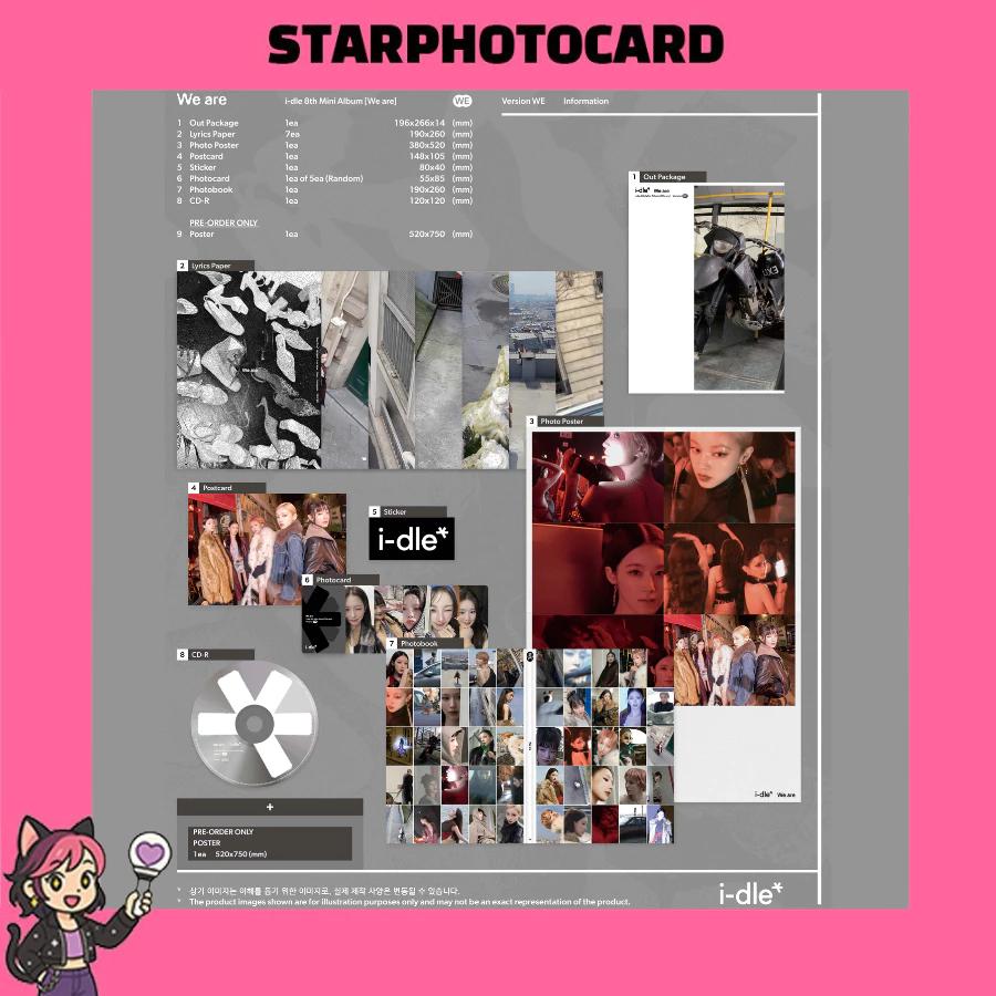 [READY STOCK] (G)I-DLE - 8th Mini Album We ARE