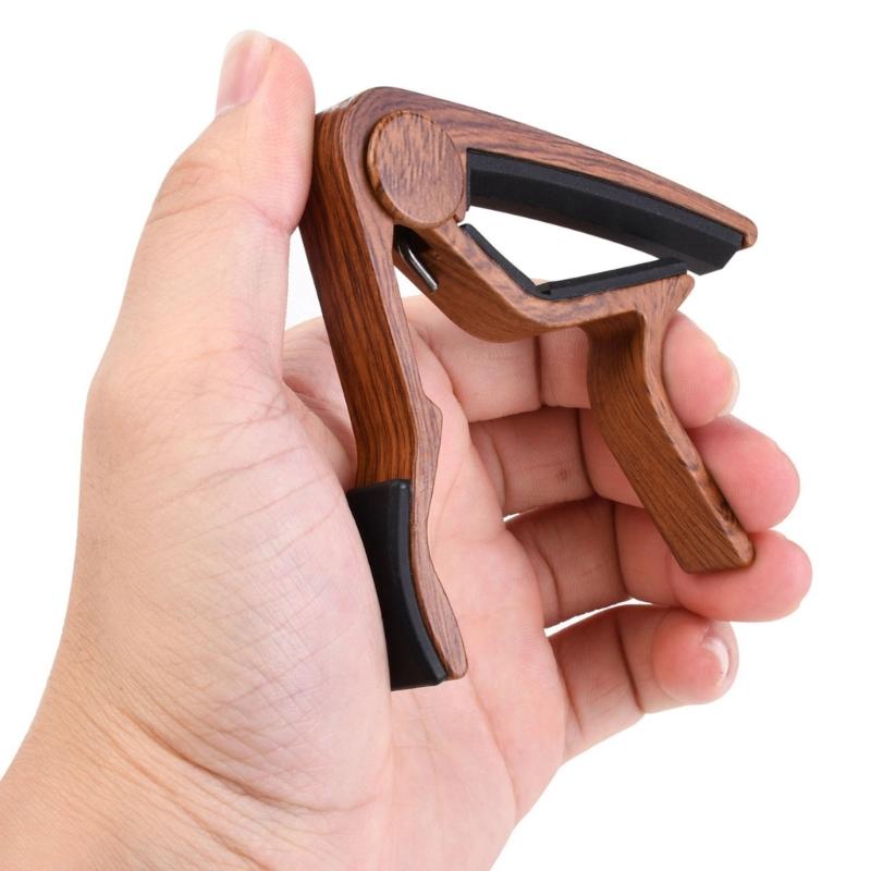 Guitar Capo Sliding Moving Capo Great for Electric Guitar Beginners, Guitar Tunings Tone Clip with 5 Guitar Plectrums