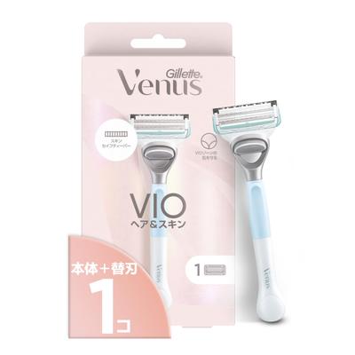 Gillette Venus VENUS VIO VIO skutimosi peiliukas makščiai Skutimosi peiliukas 1 keičiamasis peiliukas komplekte (Venera) (Venera) - Moteriškas (Tik rankena) +