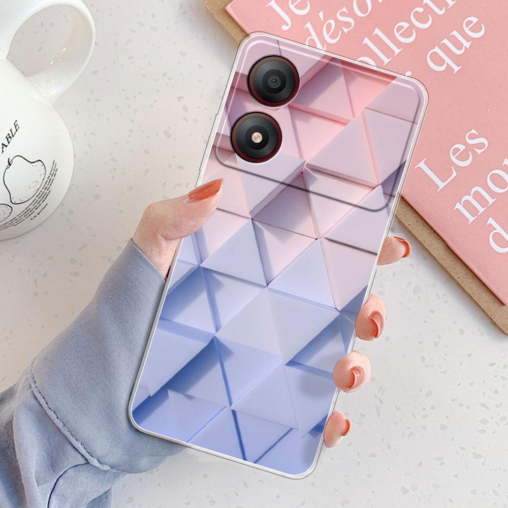 Für ZTE Blade A34 Hülle Für ZTE Blade A54 Cover Mode Klar Schutz Weiches Silikon Handyhüllen Für ZTE Blade A34 A54 Coque Funda