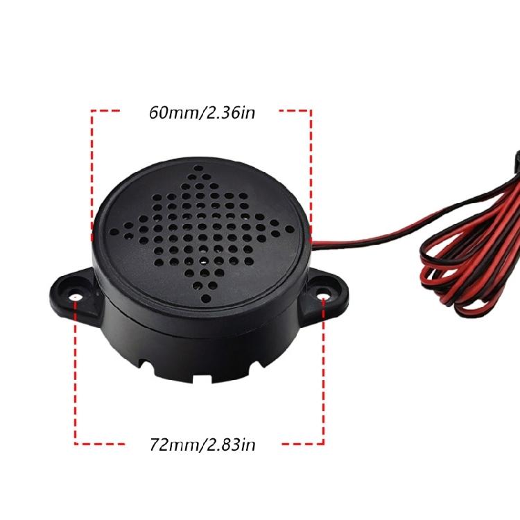 12W Adhesive Mount Car Intercoms Speaker Water Resistant Full Ranges For Most Vehicle Radio Communication Systems