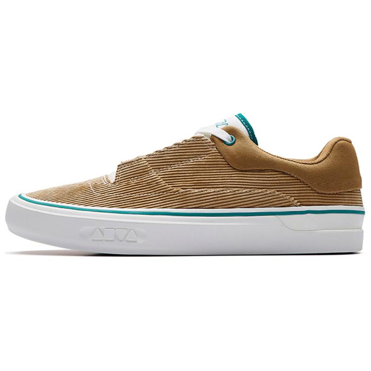 Anta Aoli MD Comfortable Versatile Non-Slip Wear-Resistant Lightweight Low-Top Skate Shoes Men Sneakers Brown 112238013-5 40.5