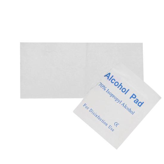 100 Adet Tek Kullanımlık Alkol Pamuk Pedler Oje Çıkarıcı Cilt Telefon Temiz Mendil