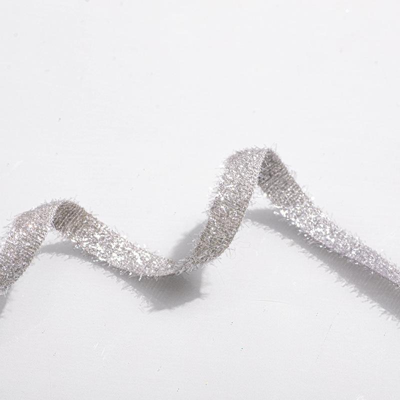 Handmade Romantic and Cozy Shiny Silk Plush Ribbon Christmas Party Decorationshair Ornamentsbow Materialgift Boxpackaging Ribboncolorful Onion Ribbon
