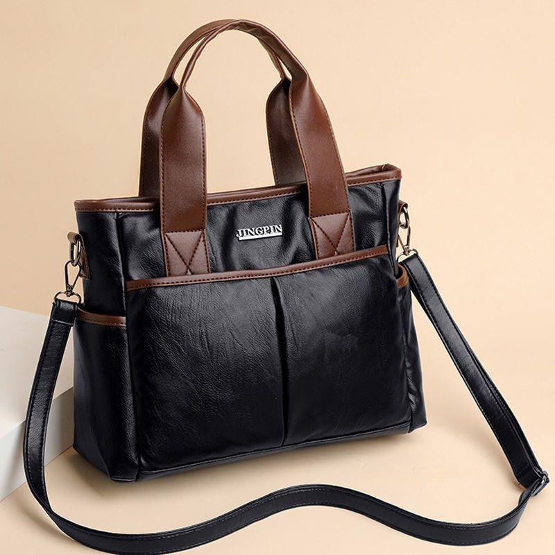 Large Capacity Single Shoulder Tote Bag for Women, Fashionable and Versatile Hand-held Crossbody Bag