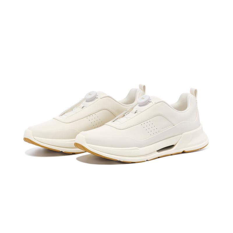 Li-Ning 1990 Duxing Lightweight High Resilience Shock Absorption Wear-Resistant Low-Top Running Shoes Women sneaker Off-White ALLU002-1