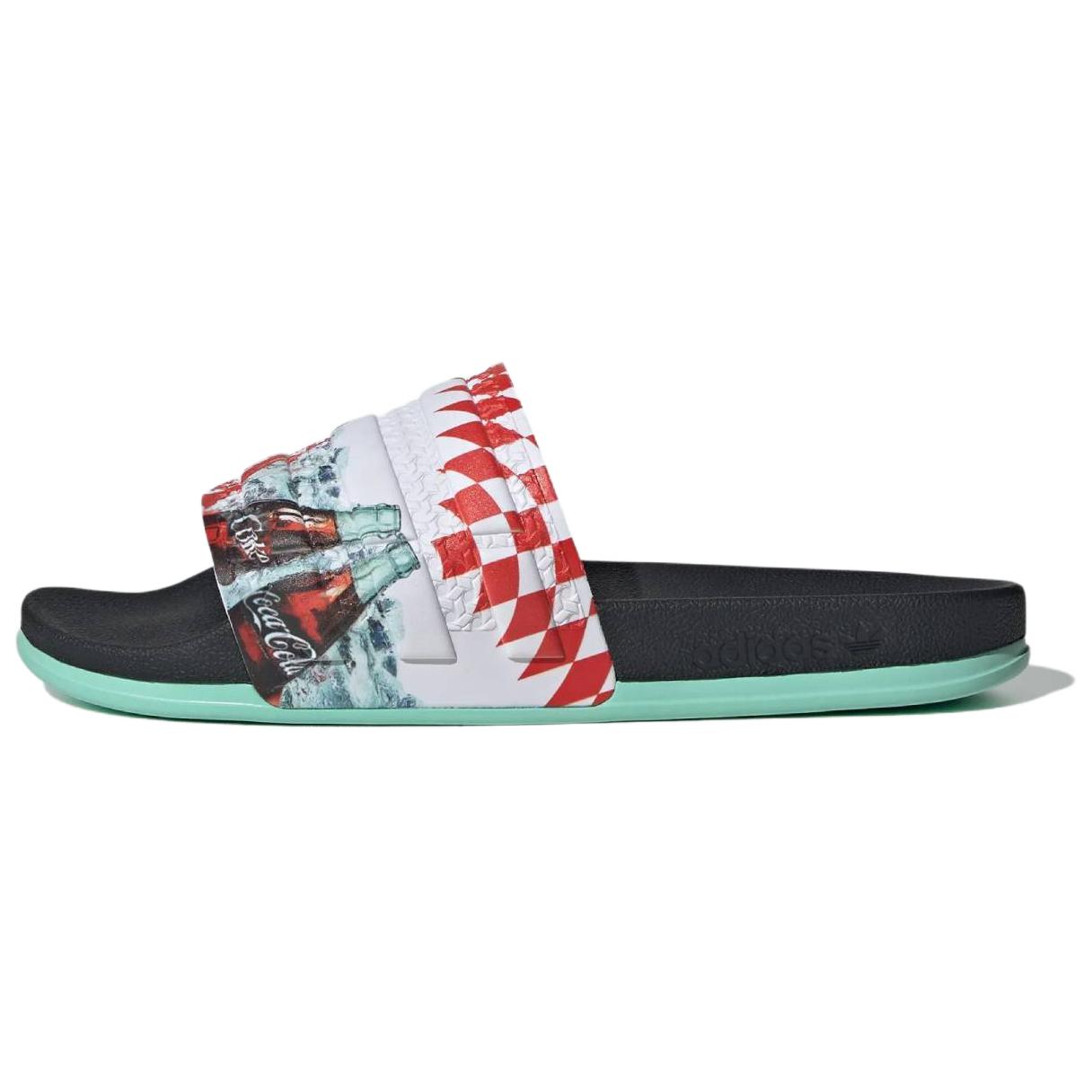 Coca-Cola x adidas Adilette OG CF Шлепанцы Черно-Белые Унисекс Сандалии Core-Black Cloud-White Нет KH6903 37