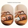 Space Saving Wall Mount Tissue Holder Cartoon Pattern Oxfords Cloth Construction for Multiple Location Access