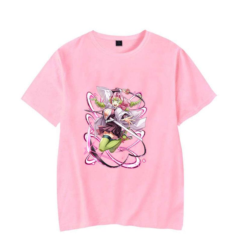 New Hot Anime Print T-shirts Women Men Summer Casual T-shirts O Neck Short-sleeved Kanroji Mitsuri Harajuku T-shirts