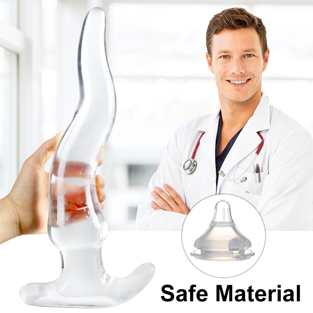 Anal Plug Stimulate Soft Silicone Dildo Female Masturbator Vagina G-Spot Massager Anus Dilator Sex Shop Male Prostate Massager
