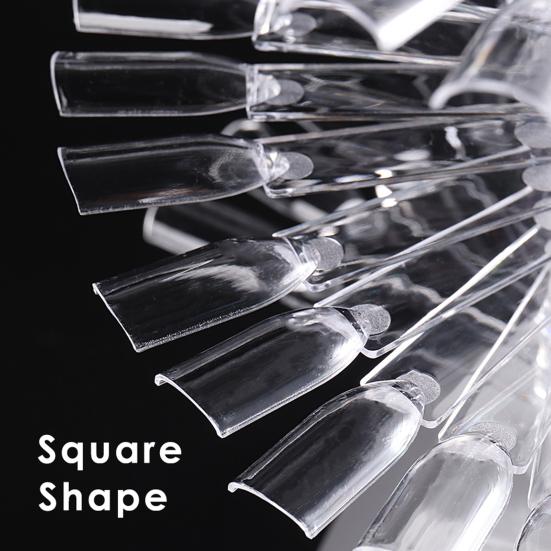 1 Set Nail Display Stand Reusable DIY Lightweight Spiral False Nails Display Shelf Practice Tool Household Supplies