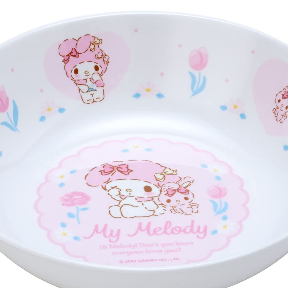 Sanrio My Melody Melamine Curry Pasta Plate 431176 & (New Life)