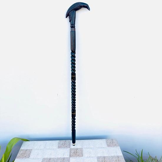 Walking Stick Cane, Raven Crow Handle walking stick cane, Handcrafted Wooden cane, Birthday gift, Christmas gift