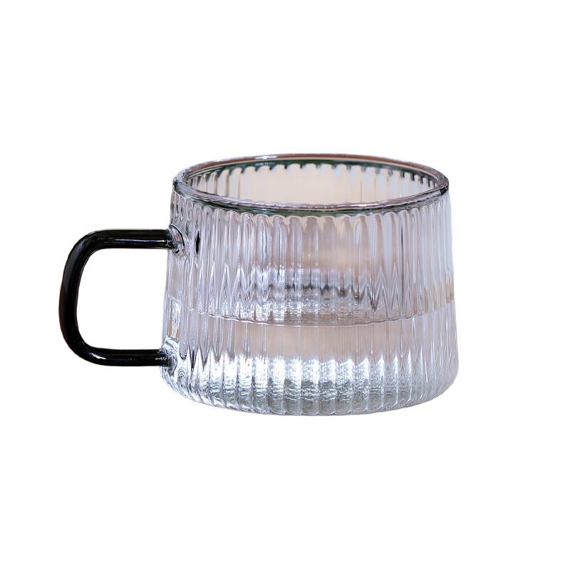 

Tengyu 200ml Glass Mug with Wooden Tray