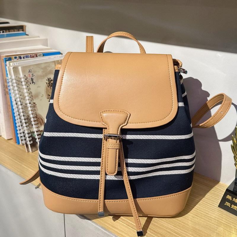 New cowhide leather high-end fashion backpack schoolbag shoulder crossbody handbag large-capacity women's bag