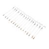 Fishing Rig Set with Weight Fish Eye Bead Robust Lightweight Corrosion Resisting Sea Fishing Barb Hook Rig Set