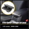 Center Console Lid Latch for Toyota RAV4 4Runner Camry Corolla Avalon Prius Armrest Lid Latch Cover 58908-12080 58908-32020 Middle Console Latch Door