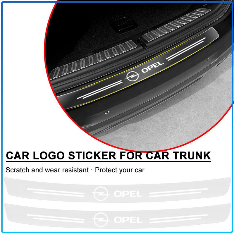 1Pcs Transparent Car Trunk Badge Protective Sticker Car Accessories For Opel Crosa D Astra H Insignia Astra J Zafira B Mokkaastra Vivaro Astra G