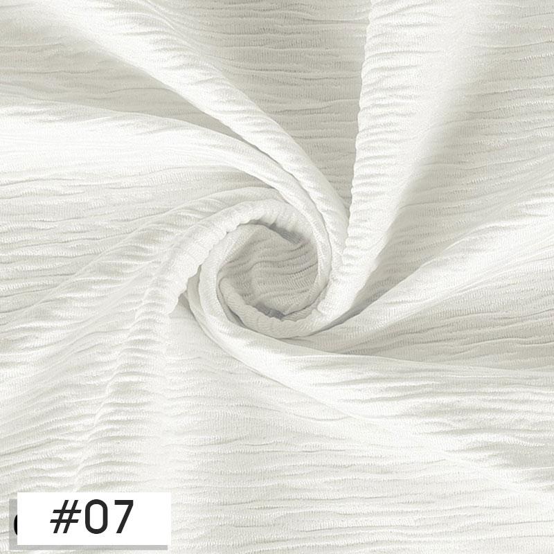 100x150cm Chic Wrinkled Design Fabric Crepe Texture Pleated Fabric For DIY Sewing Costume Car Curtain Background Decoration