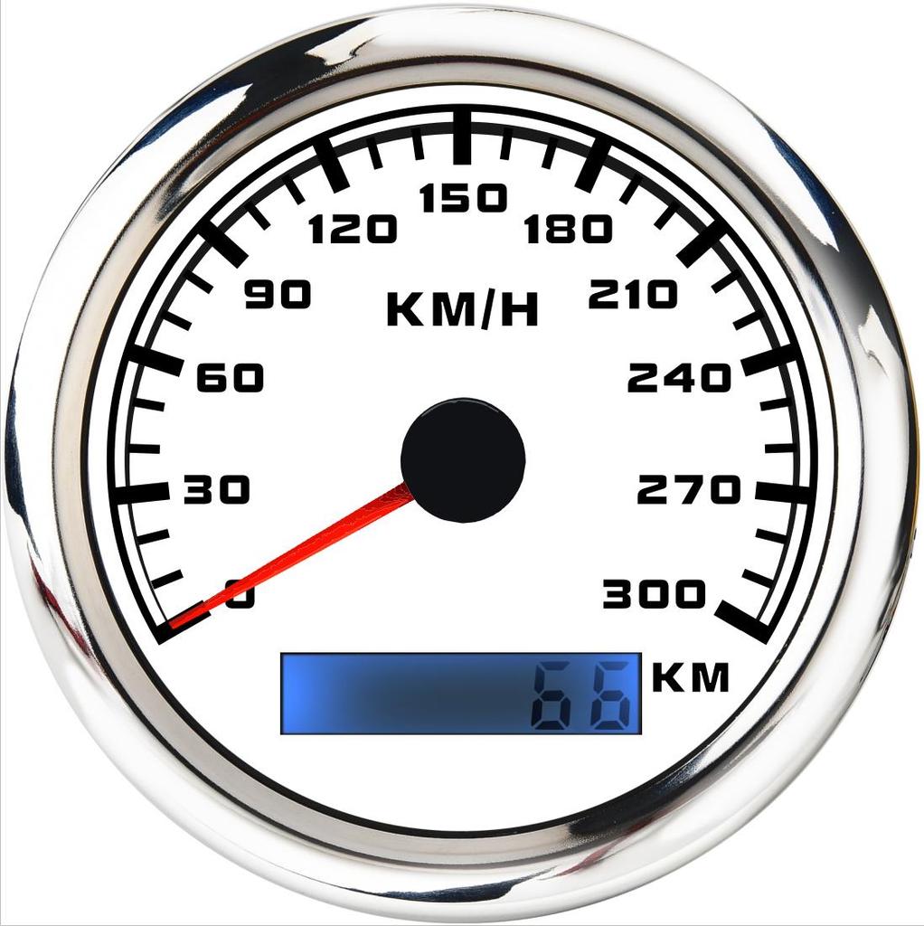85mm GPS Speedometer 300KM/H Speed Meter With GPS Antenna Odometer For Mairne Boat Car Yacht 7 Colors Backlight Waterproof 9-32V