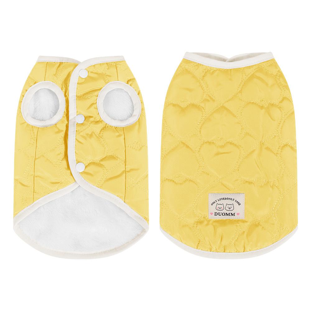 New cat clothes fake two plush sweater cat clothes autumn and winter warm windproof vest pet clothes