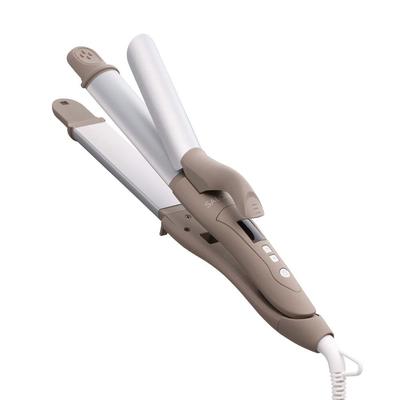 SALONIA Haare Beige 2-Wege Glätteisen/Lockenstab, 32mm, SL-002ABE,
