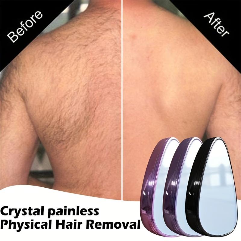 Reusable Waterproof Hair Eraser - Painless Exfoliator for Smooth Skin, Portable Epilator for Back, Arms, Legs & Bikini Area