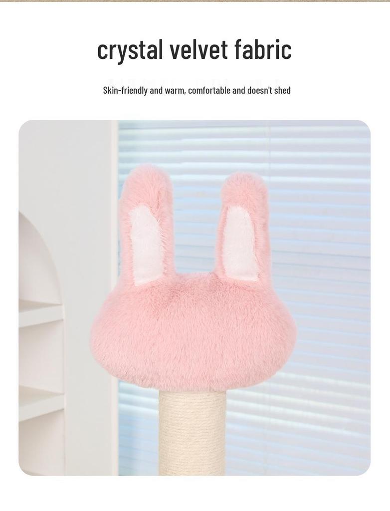 Space-Saving Multi-Function Cat Tree: Bed, Climbing Frame & Sisal Toy Platform