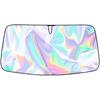 WITCEMEY Laser Car Windshield Sunshade