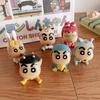 1Set Crayon Shin Chan Action Figure Cartoon Japanese Kawaii Figurines Collectibles Movie Peripheral Toy Gifts For Children
