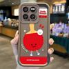 Cute Table Tennis Cartoon TPU Phone Case for XiaoMi 14 13 12 11T Pro 13 12 11 Lite Poco F6 F5 X5 X3 Pro Silicone Shockproof Case