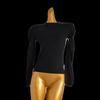 Spring & Fall New Arrival Fashion Bubble Shoulder Long Sleeves Inner Wear Bottoming Shirt for Women Silm Slimming Sweater Pullover All-Matching Tops