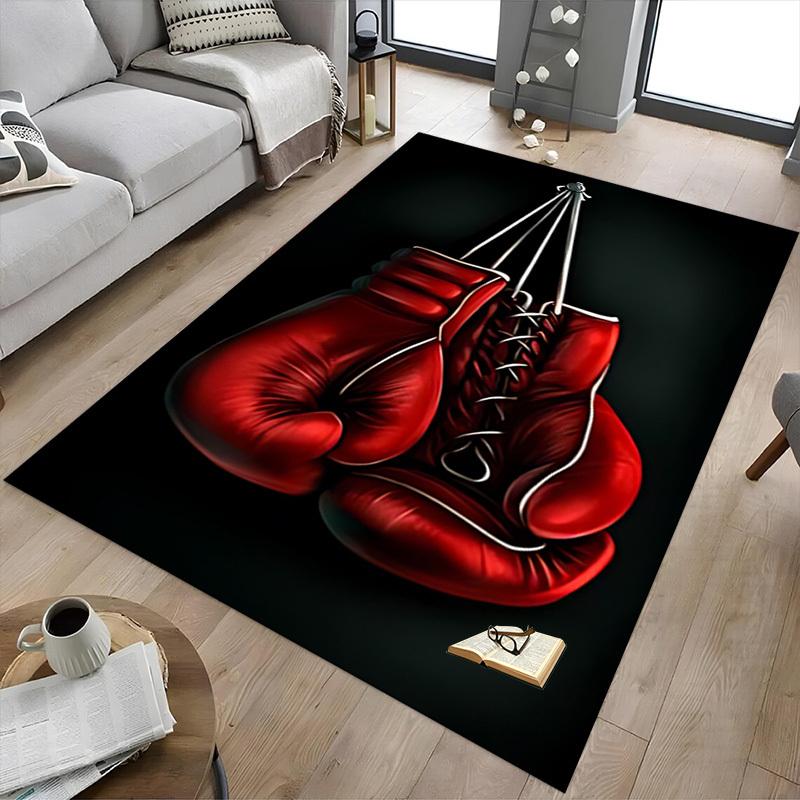 1pc boxing gloves Carpet, Office Rug Outdoor Mat Home Decor Area Carpet Festival