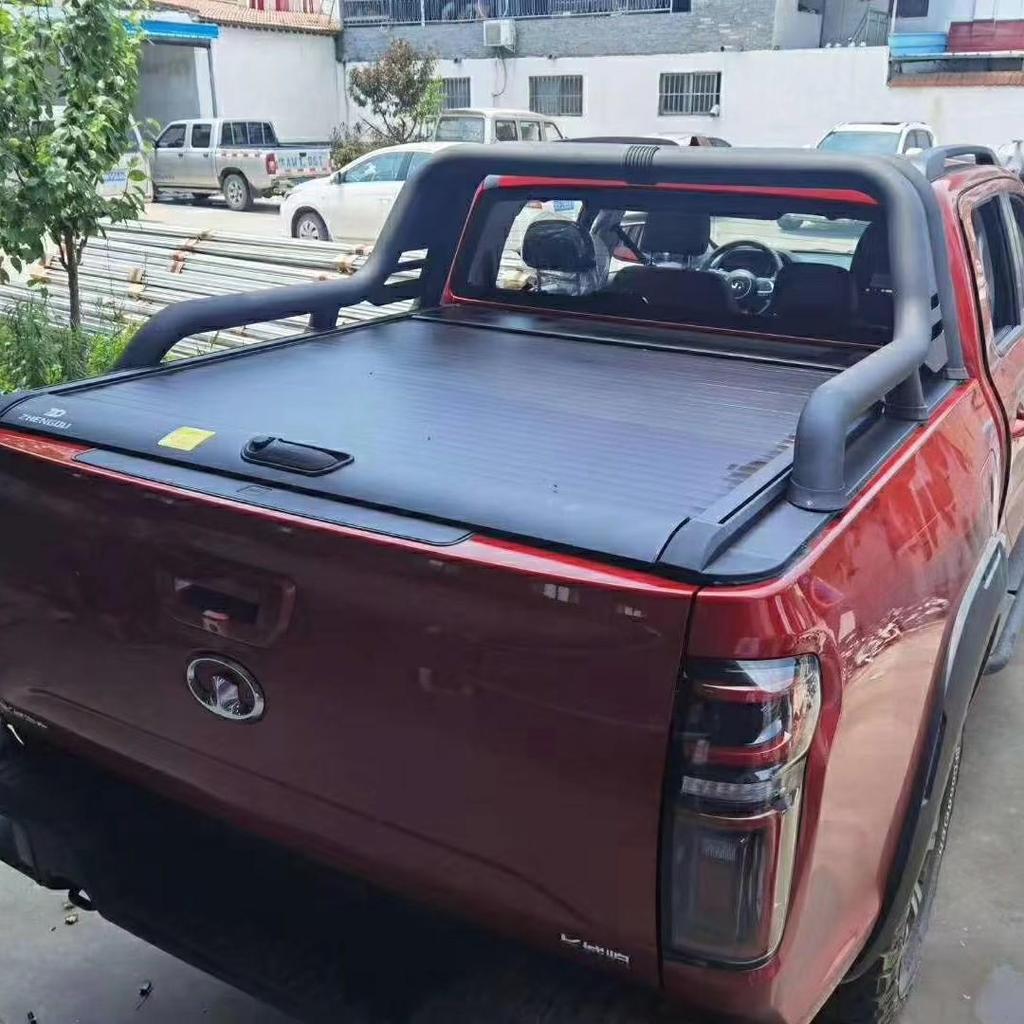 Universal Waterproof Roll-Up Truck Bed Cover - Anti-Theft, Fits Multiple Models