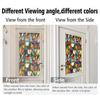 3D Laser Recyclable Window Privacy Film No-glue Window Film Decorative Protection Static Cling Stained Glass Home Sticker