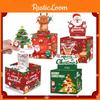 Pattern Christmas Themed Paper Box Set Holiday Decoration Props Gift For