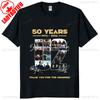 U2 Band 50th Anniversary 19762026 Tribute Signatures Graphic T Shirt Unisex Cotton Vintage Rock Casual Street Style Tee