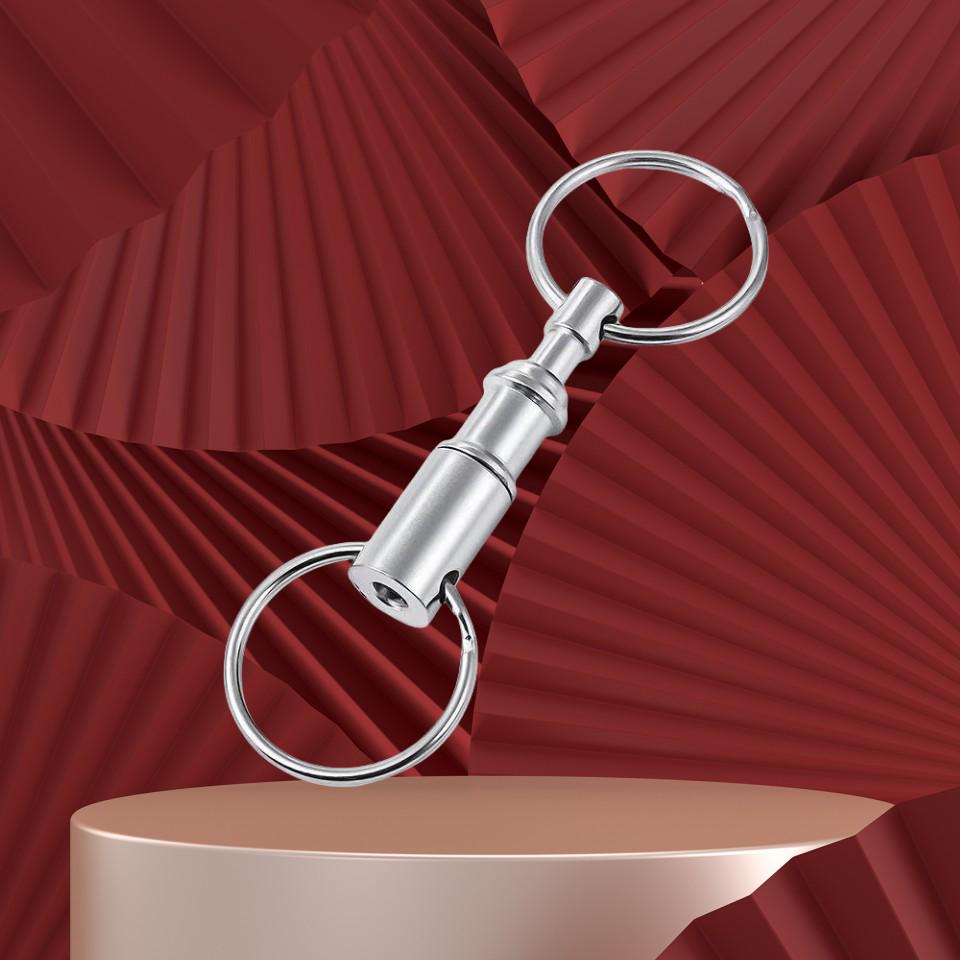 Съемная брелочная пряжка с двойной головкой и быстрым отсоединением 1 pack