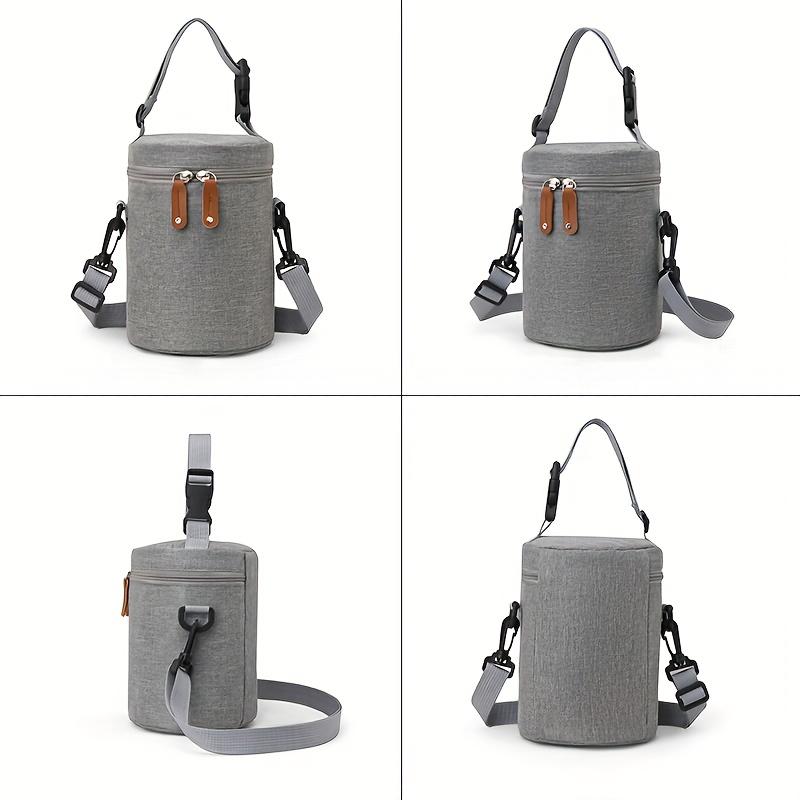 1pcs Bucket Bag Insulation Polyester Cooling Bag Portable Bottle Large Capacity Bag Water Splash Bag