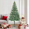 Artificial Christmas Tree Green 180 cm PVC and Steel
