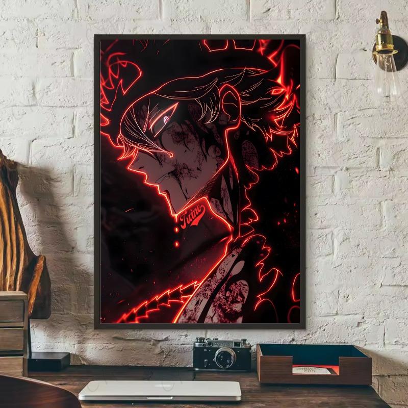 Anime Black Clover Poster HD art sticky wall waterproof home living room bedroom bar aesthetic decoration